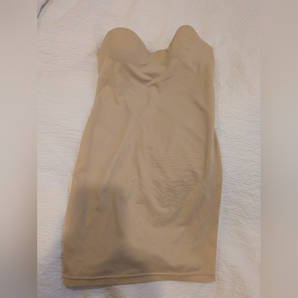 Maidenform Strapless Nude/Tan Bodycon Dress